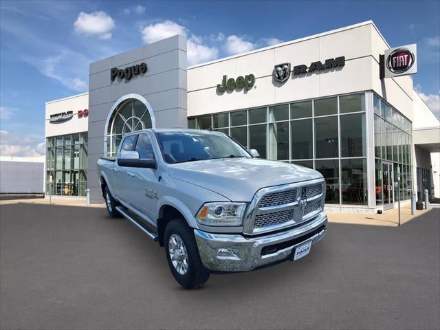 2018 RAM 3500 Laramie Crew Cab 4x4 6'4' Box in Silver — front three-quarter view