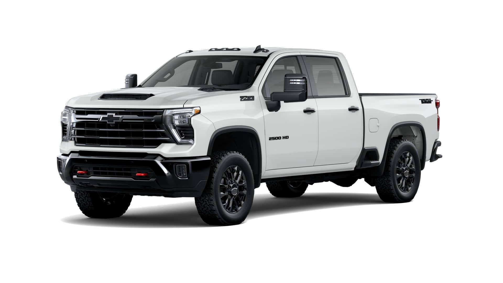 2026 Chevrolet Silverado 2500HD LT in Summit White — front three-quarter view
