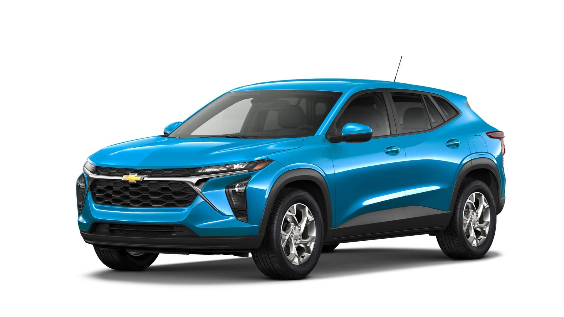 2026 Chevrolet Trax LS in Marina Blue Metallic — front three-quarter view